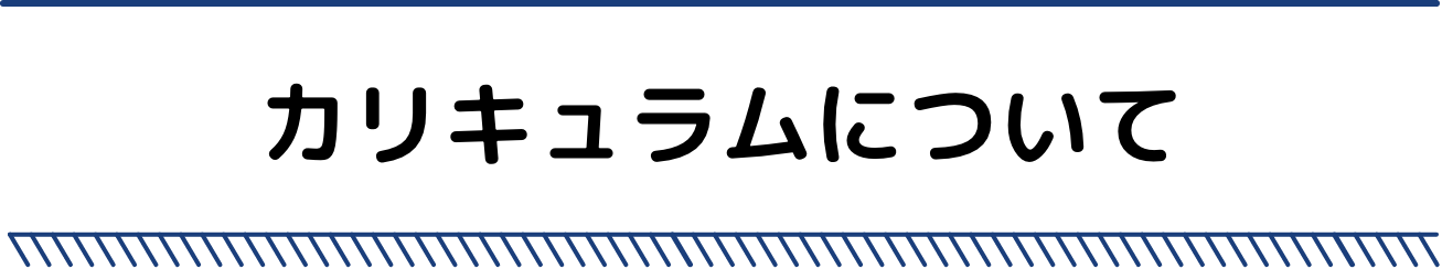 カリキュラムについて